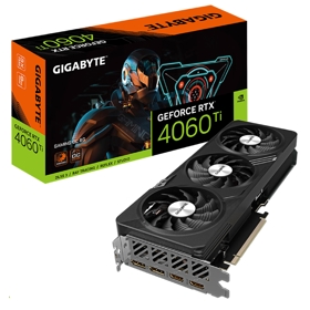 ვიდეო დაფა Gigabyte GGN406TGAMING_OC-8GD, GeForce RTX 4060 Ti, 8GB, 128-bit, HDMI, DP, Black