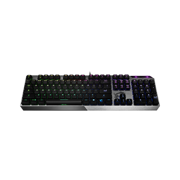 Gaming Keyboard MSI S11-04RU225-GA7 VIGOR GK50 Low Profile, Wired, RGB, USB, Black/Silver