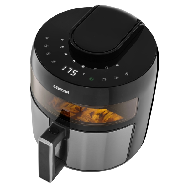 Air Fryer Sencor SFR 5010BK, 1500W, 5L, Black/Silver