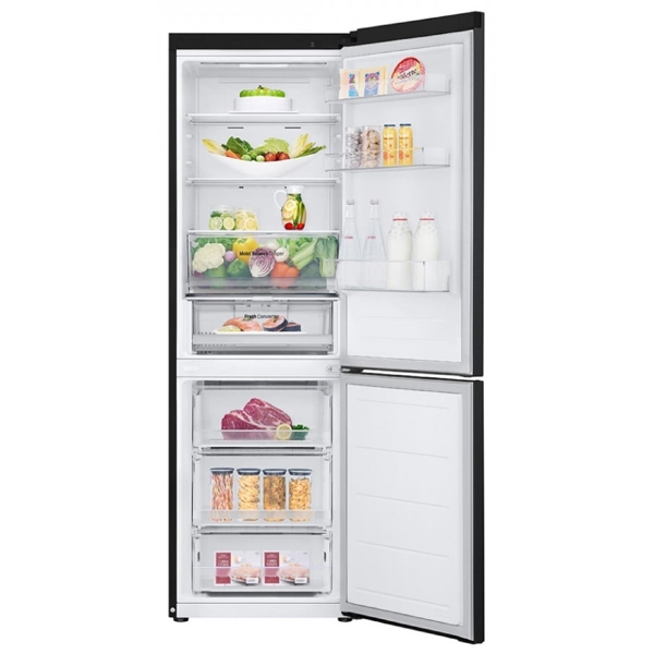 Refrigerator LG GR-B459FQFW.AEPQMER, 344L, A++, No Frost, Black