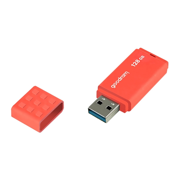 USB ფლეშ მეხსიერება GoodRam UME3-1280O0R11, 128GB, USB3.2, Orange