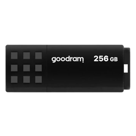 USB ფლეშ მეხსიერება GoodRam UME3-2560K0R11, 256GB, USB3.2, Black