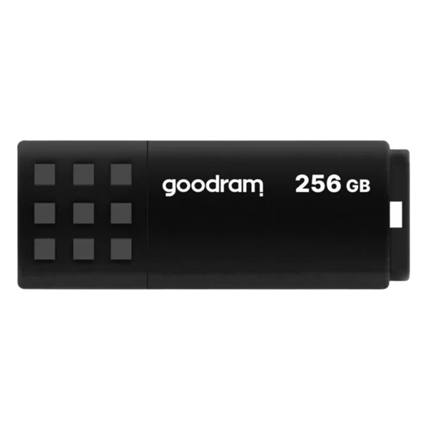 USB ფლეშ მეხსიერება GoodRam UME3-2560K0R11, 256GB, USB3.2, Black