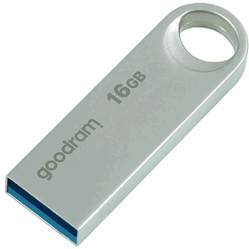 USB ფლეშ მეხსიერება GoodRam UNO3-0160S0R11, 16GB, USB3.2, Silver