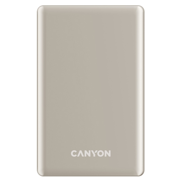 Power Bank Canyon CNS-CPB510BE OnCharge 510 slim, 10000mAh, USB-C, Beige