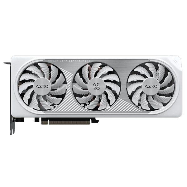 ვიდეო დაფა Gigabyte GV-N406TAERO_OC-16GD AERO OC, GeForce RTX4060Ti, 16GB, 128-bit, DP, HDMI, White