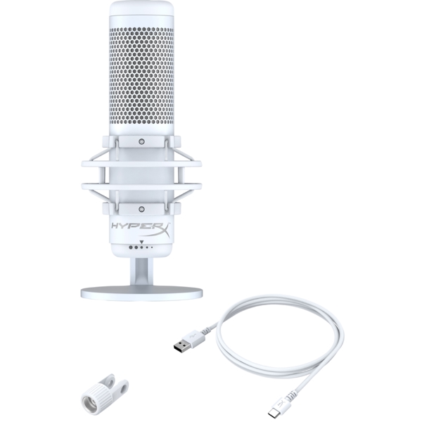 მიკროფონი HyperX 519P0AA QuadCast S, Microphone, USB, White