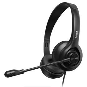 ყურსასმენი Marvo HP1001, Headset, Wired, 3.5mm, Black