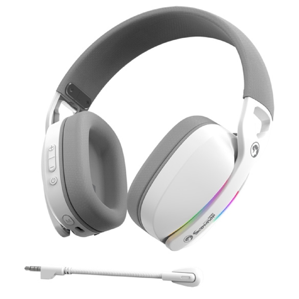 ყურსასმენი Marvo HG9086W WH, Headset, Wireless, USB, White