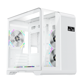 Computer Case 1STPlayer 1STPLR-RT5-WH, Mini Tower, ITX, MicroATX, 2xUSB 3.0, White