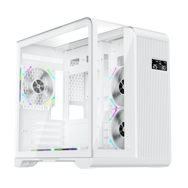 Computer Case 1STPlayer 1STPLR-RT5-WH, Mini Tower, ITX, MicroATX, 2xUSB 3.0, White