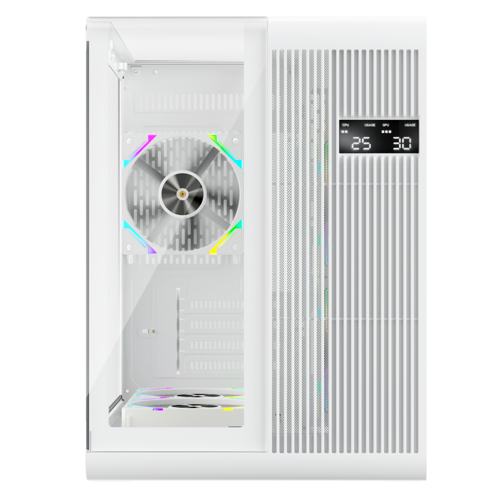 ქეისი 1STPlayer 1STPLR-RT5-WH, Computer Case, Mini Tower, ITX, MicroATX, 2xUSB 3.0, White