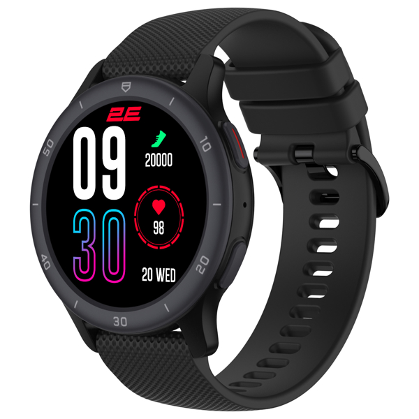 სმარტ საათი 2E 2E-CWW21BK Motion GT2, 1.32", IP68, Bluetooth, Smart Watch, Black