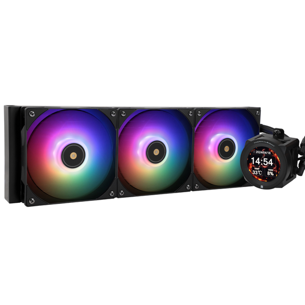 Liquid Cooling Thermalright Core Vision 360, ARGB, 120mm, 2000Rpm, Black