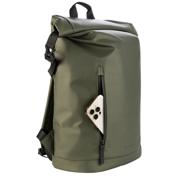 Backpack Tucano BKROL15-VM ROLLO, 15.6", Green