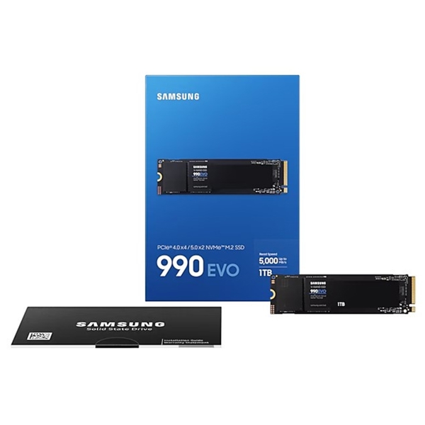 მყარი დისკი Samsung MZ-V9E1T0BW 990 Evo, 1TB, M.2, Internal Hard Drive