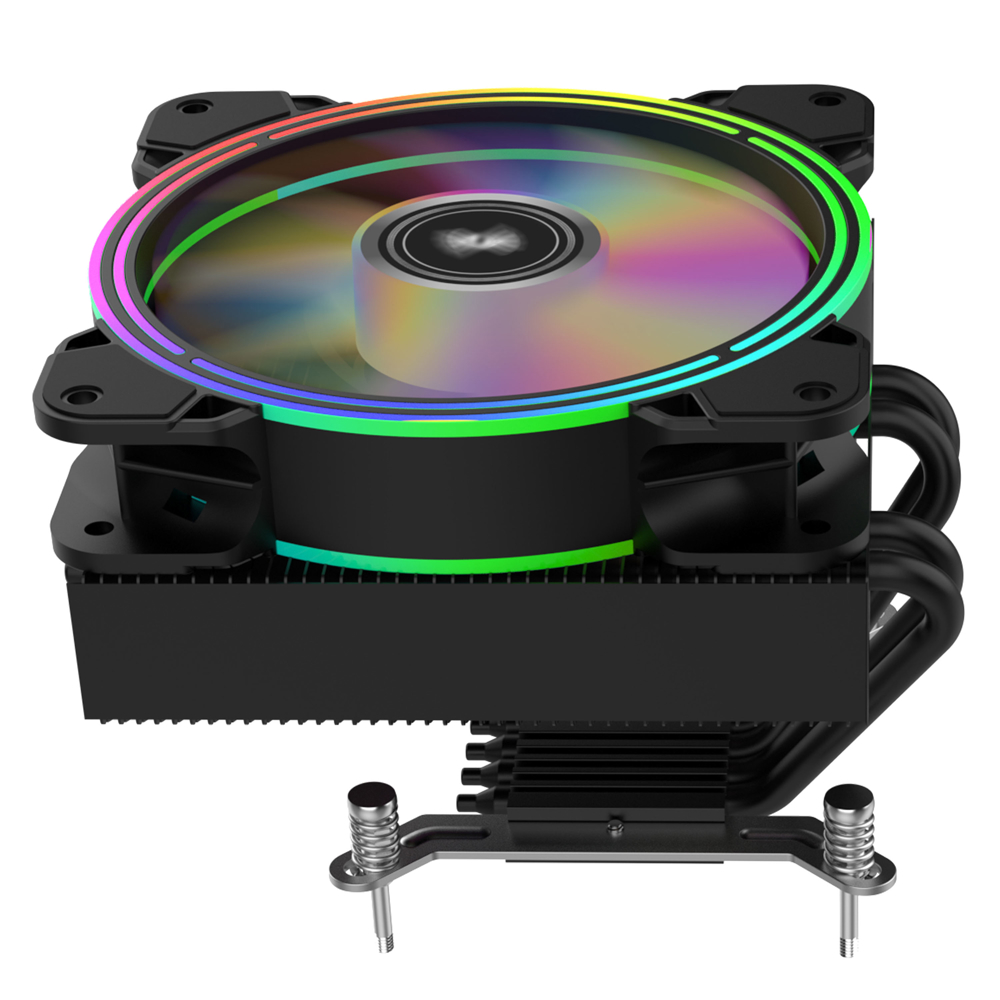 Cooler, 2E 2E-AC120T4-ARGB, ARGB, 120mm, 2000Rpm, Black