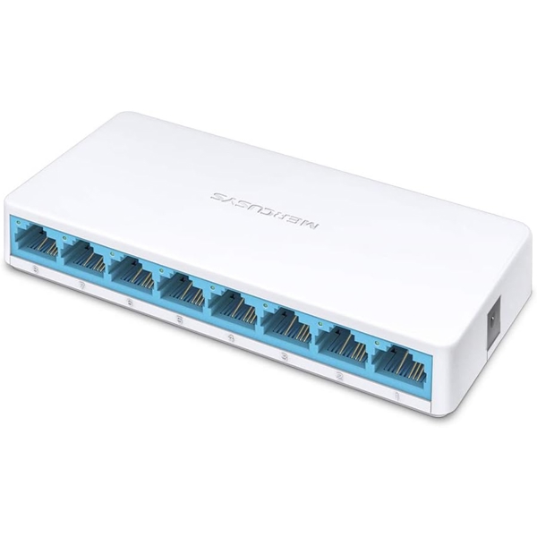 სვიჩი Mercusys MS108, 8-Port, Switch, White