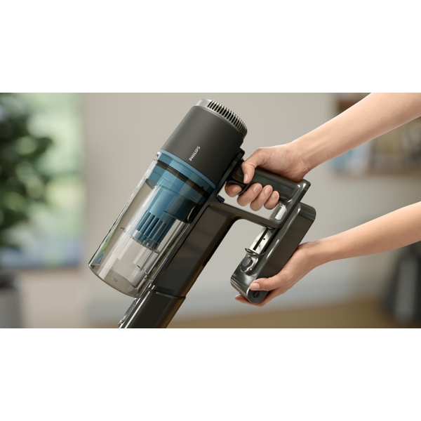 Vacuum Cleaner Philips XC3133/01, 0.3L, Black/Blue