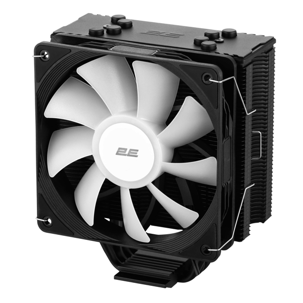 Cooler 2E 2E-ACN120B-ARGB, ARGB, 120mm, 1800Rpm, Black