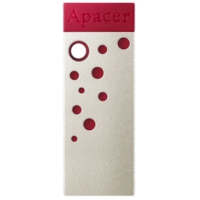 USB ფლეშ მეხსიერება Apacer AP128GAH15JR-1 AH15J, 128GB, USB 3.2, Red