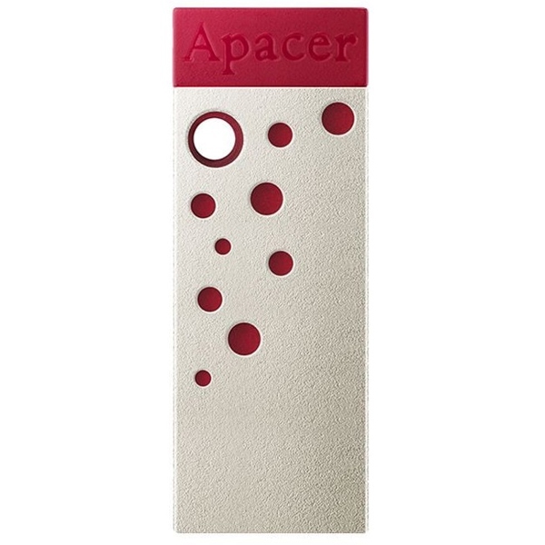 USB ფლეშ მეხსიერება Apacer AP128GAH15JR-1 AH15J, 128GB, USB 3.2, Red