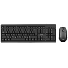 კლავიატურა+მაუსი 2E 2E-MK401UB_UA, Wired, USB, Keyboard And Mouse, Black