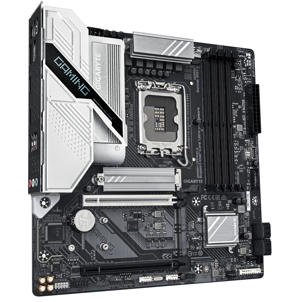 Motherboard Gigabyte Z890M GAMING X, LGA1851, DDR5, DIMM, 256GB