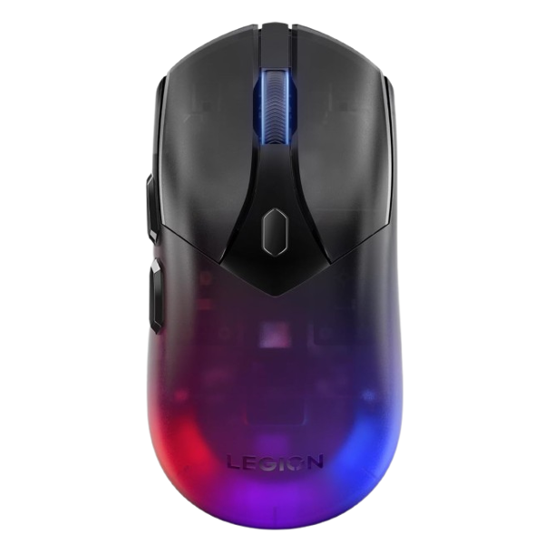 მაუსი Lenovo GY51P83012 Legion M410, Wireless, 2.4G, Gaming Mouse, Black/Transparent