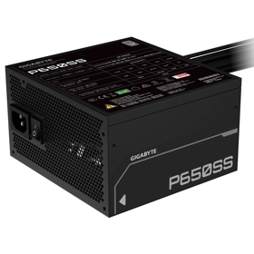 კვების ბლოკი Gigabyte GP-P650SS, 650W, 80 Plus Silver, Power Supply, Black