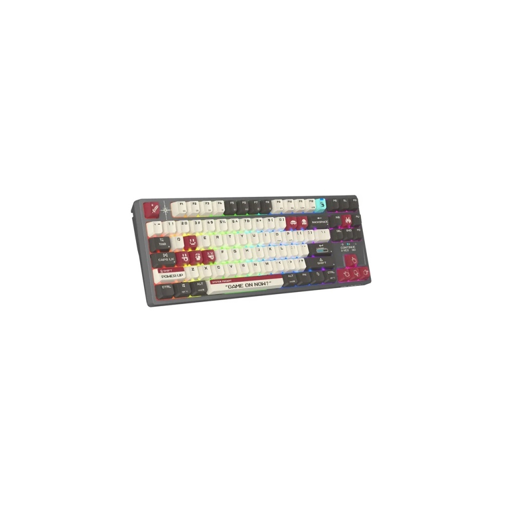 Gaming Keyboard, A4Tech Bloody WS87, Wireless, RGB, USB, Bluetooth, Pixels Red