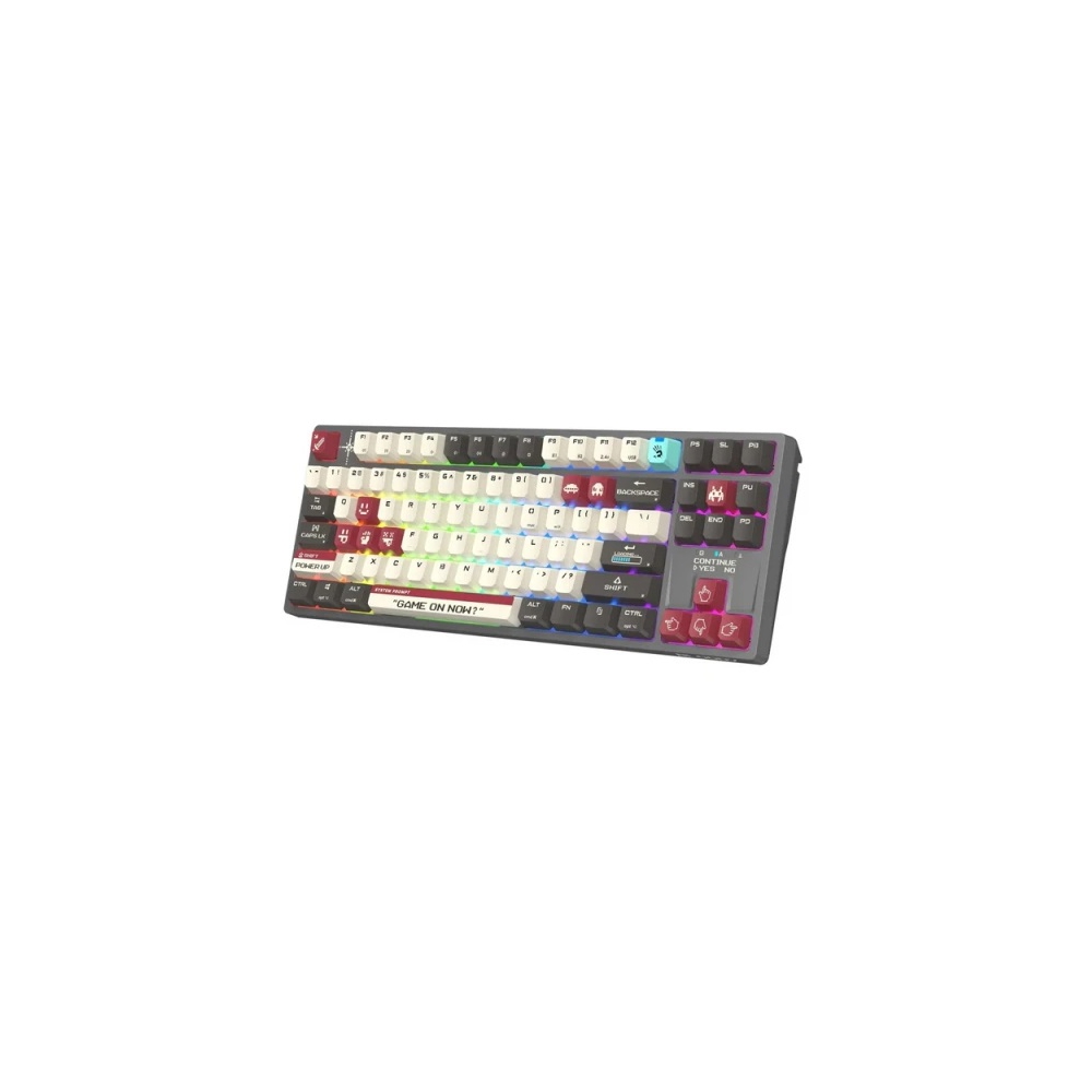 კლავიატურა A4Tech Bloody WS87, Wireless, RGB, USB, Bluetooth, Gaming Keyboard, Pixels Red