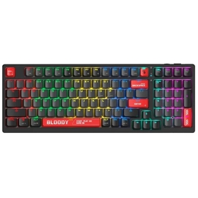 Gaming Keyboard A4Tech Bloody WS98, Wireless, RGB, USB, Bluetooth, Sports Red