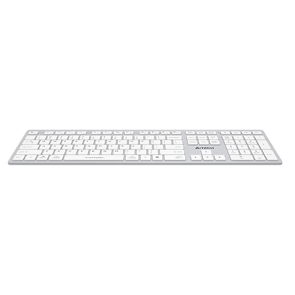 Keyboard A4Tech Fstyler FX50 Scissor, Wired, USB, White