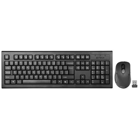 კლავიატურა+მაუსი A4Tech 7100N, Wireless, USB, Keyboard And Mouse, Black