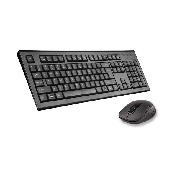 Keyboard And Mouse A4Tech 7100N, Wireless, USB, Black