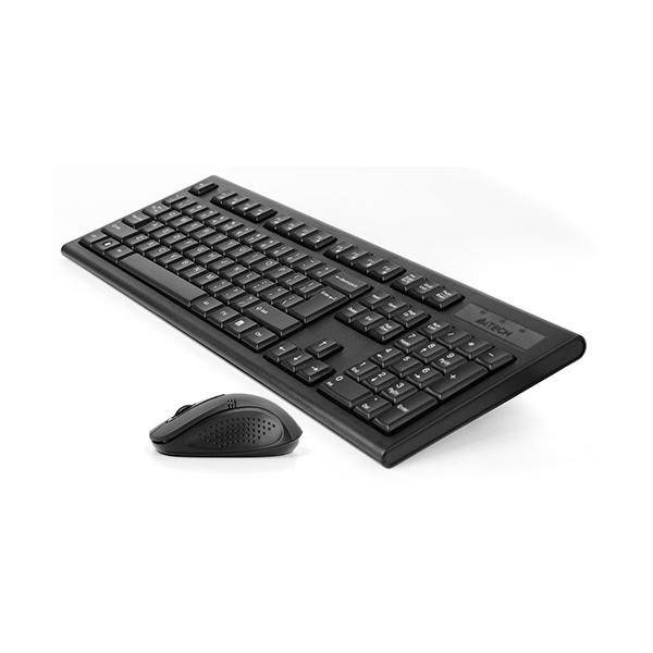 Keyboard And Mouse A4Tech 7100N, Wireless, USB, Black