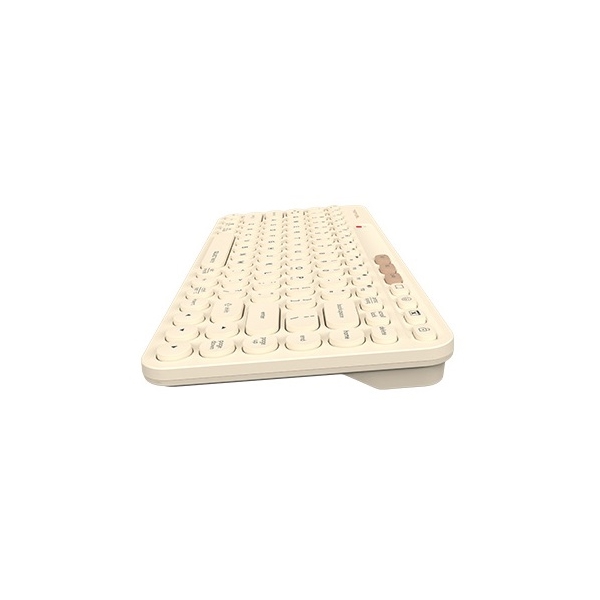 Keyboard A4Tech Fstyler FBK36C AS, Wireless, Bluetooth, USB, , Cafe Latte