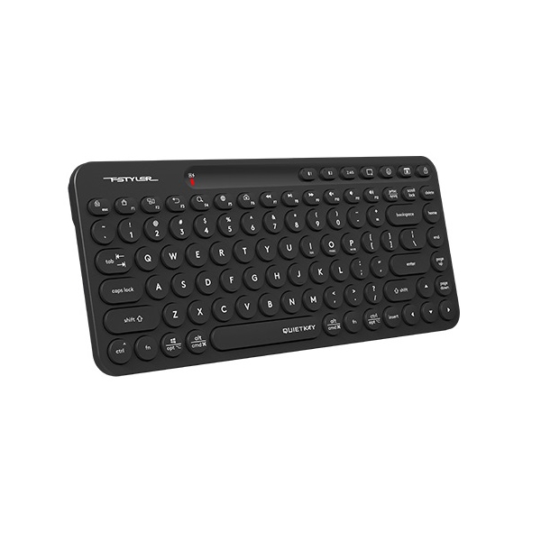 Keyboard A4Tech Fstyler FBK36C AS, Wireless, Bluetooth, USB, , Black