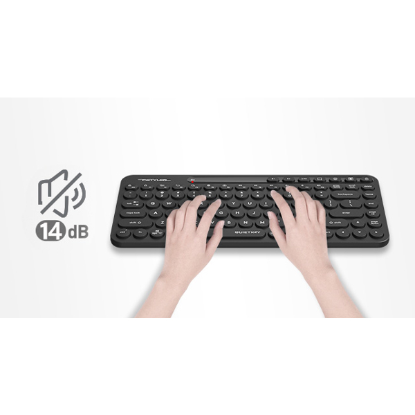 კლავიატურა A4Tech Fstyler FBK36C AS, Wireless, Bluetooth, USB, Keyboard, Black