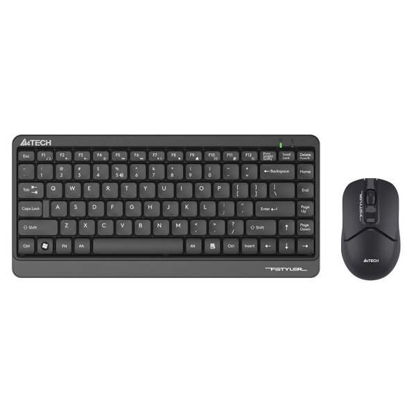 Keyboard And Mouse A4Tech Fstyler FG1112, Wireless, USB, Black