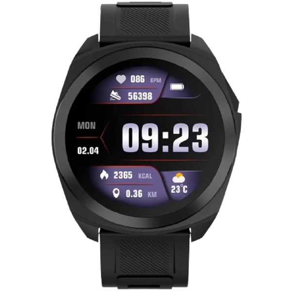 სმარტ საათი Canyon CNS-SW83BB Maverick SW-83, 1.32", IP68 Waterproof, Bluetooth, Smart Watch, Black