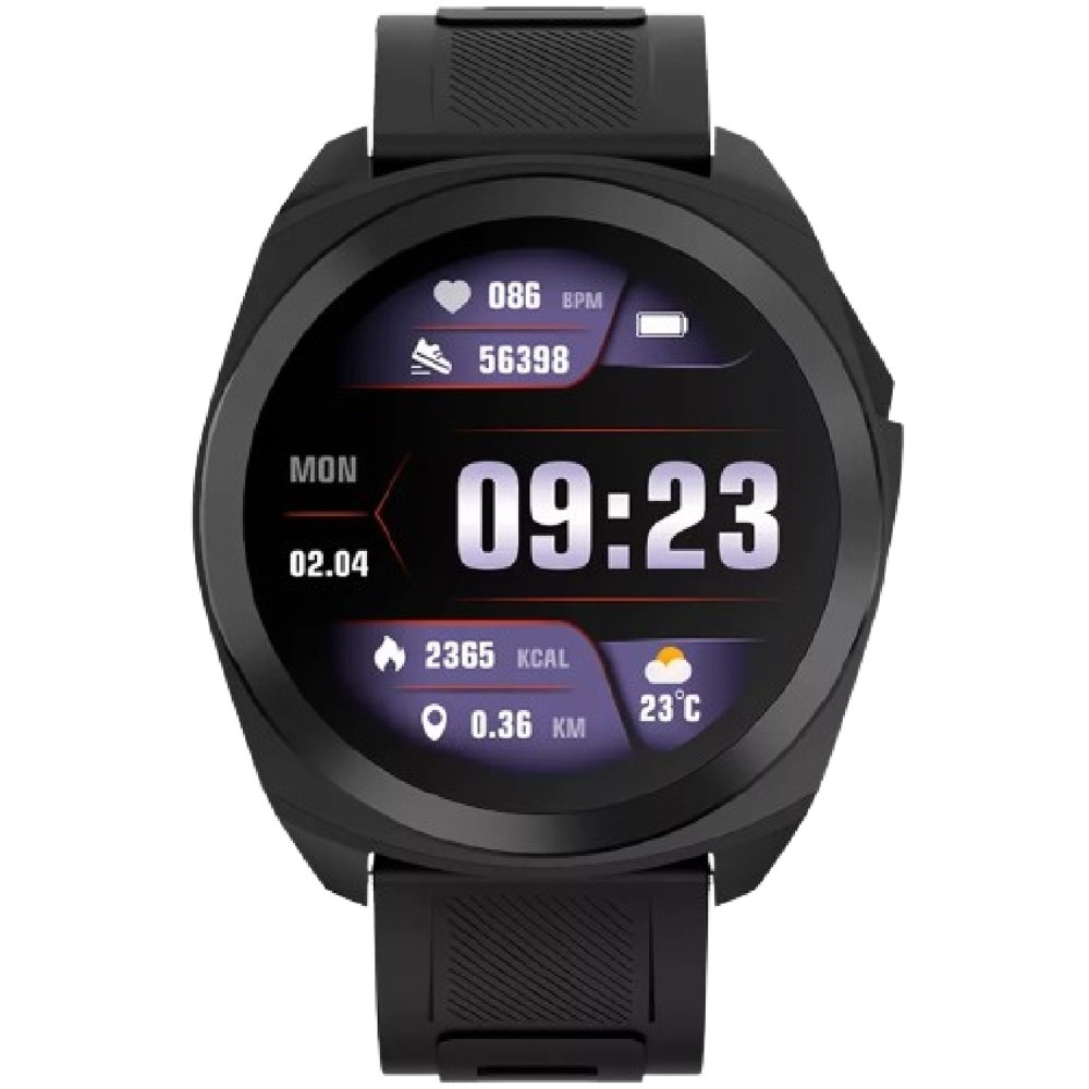 Smart Watch Canyon CNS-SW83BB Maverick SW-83, 1.32", IP68 Waterproof, Bluetooth, Black