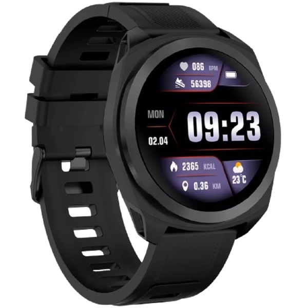 სმარტ საათი Canyon CNS-SW83BB Maverick SW-83, 1.32", IP68 Waterproof, Bluetooth, Smart Watch, Black