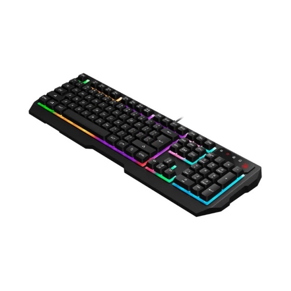 Gaming Keyboard, A4tech Bloody B135N Neon, Wired, RGB, USB, Black