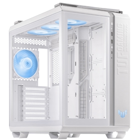 Computer Case Asus TUF 90DC0093-B19000 GT502 Plus, MidT, ATX, M-ATX, Mini ITX, 2xUSB3.2, USB Type-C, 3.5mm, White