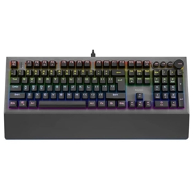 Gaming Keyboard Noxo CONQUEROR, BLUE Switch, Wired, RGB, Black