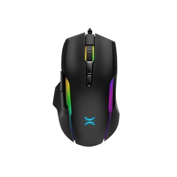 მაუსი Noxo DEVIATOR, Wired, RGB, USB, Gaming Mouse, Black