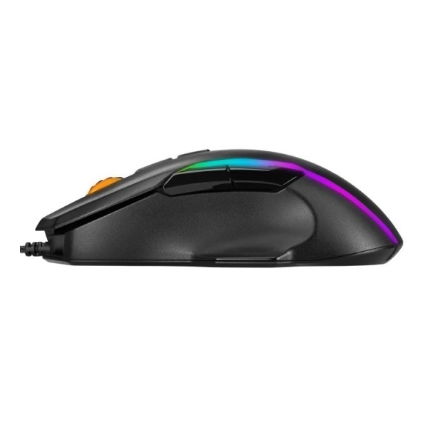 მაუსი Noxo DEVIATOR, Wired, RGB, USB, Gaming Mouse, Black