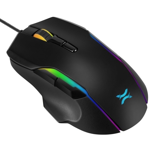 მაუსი Noxo DEVIATOR, Wired, RGB, USB, Gaming Mouse, Black